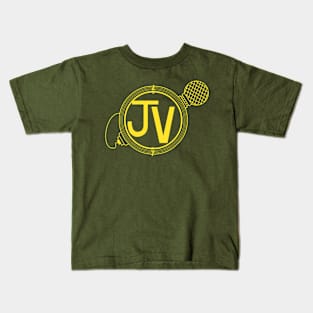 TheJohnnyVic Logo Yellow Clear Background by Lawrence n Sunset Kids T-Shirt